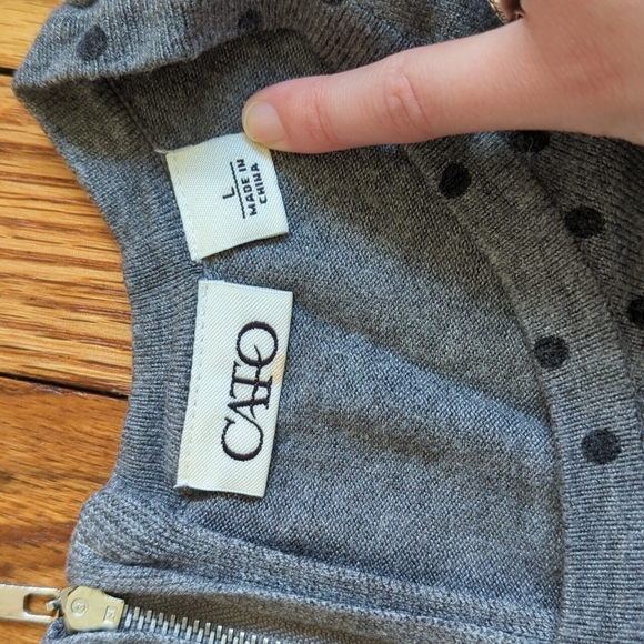 Cato Polka dot Sweater - Picture 4 of 5